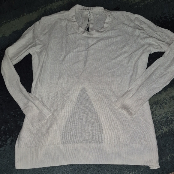 lululemon athletica Sweaters - Lululemon Athletica Sincerely Yours Cream Long Sleeve Sweater